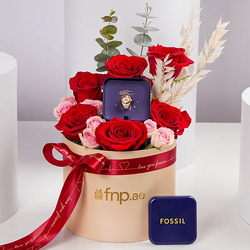 Fossil Luxury Watch Ring for Her: 