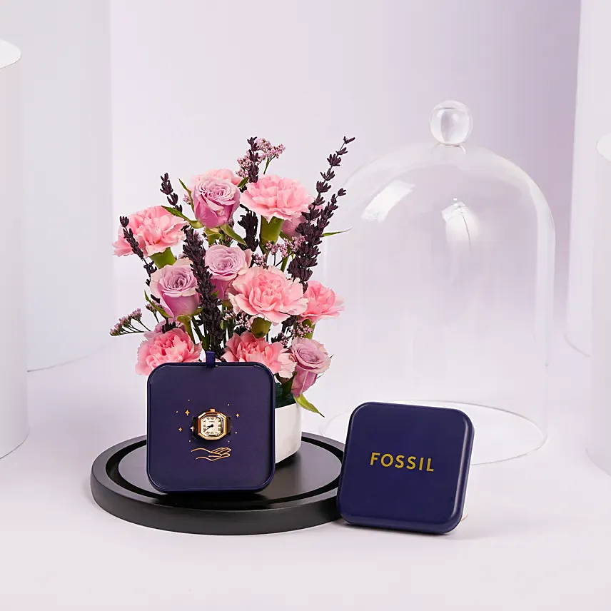 Fossil Watch Ring For Her: 