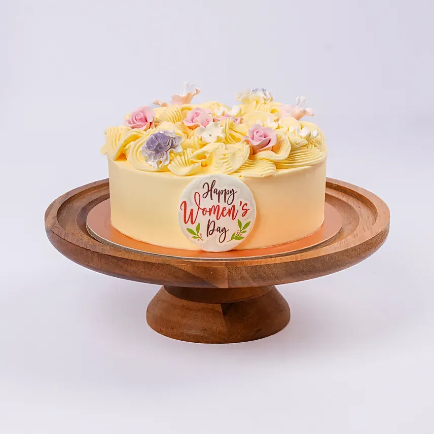Happy Womens Day Cream Cake: Women's Day Cakes