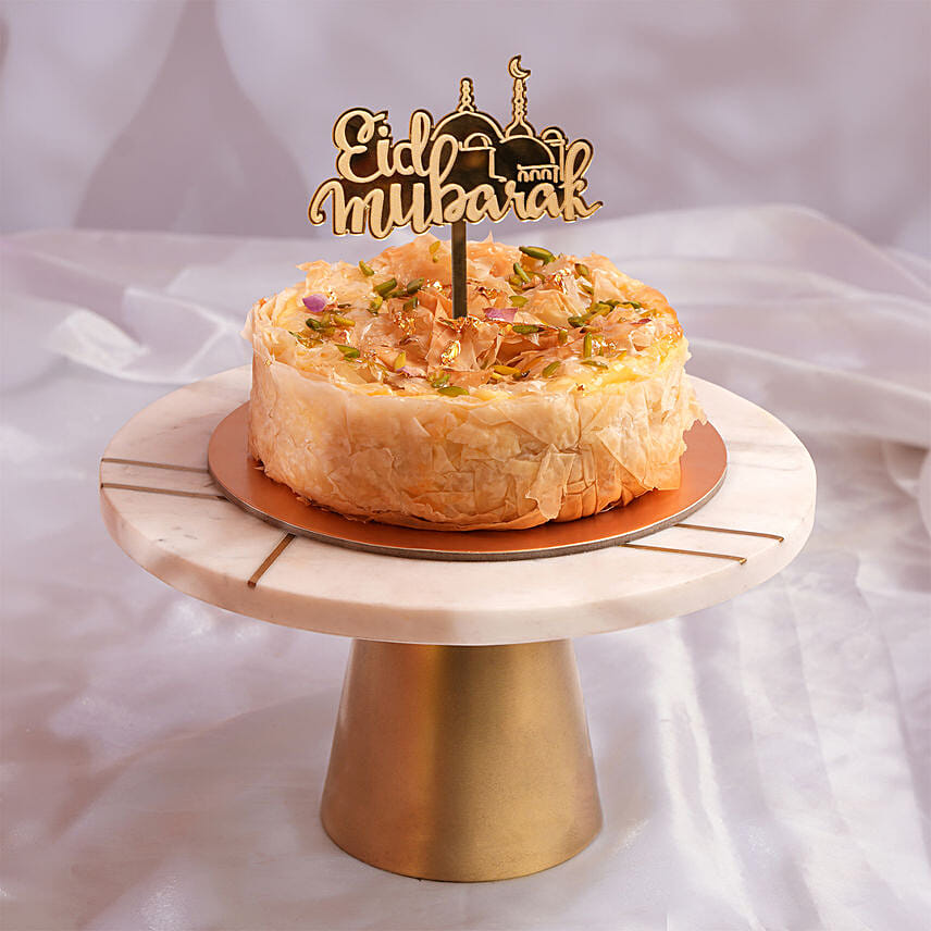Eid Baklava Baked Cheese Cake 500 Gm: Eid Cakes