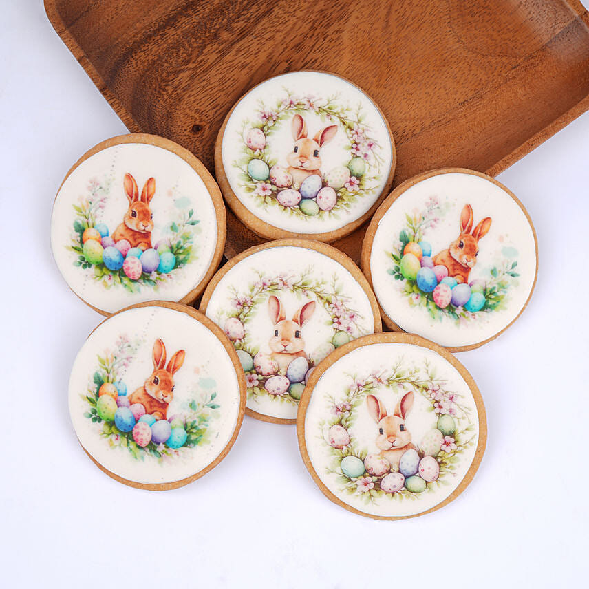 Easter Bunny Printed Cookies: Easter Gifts 