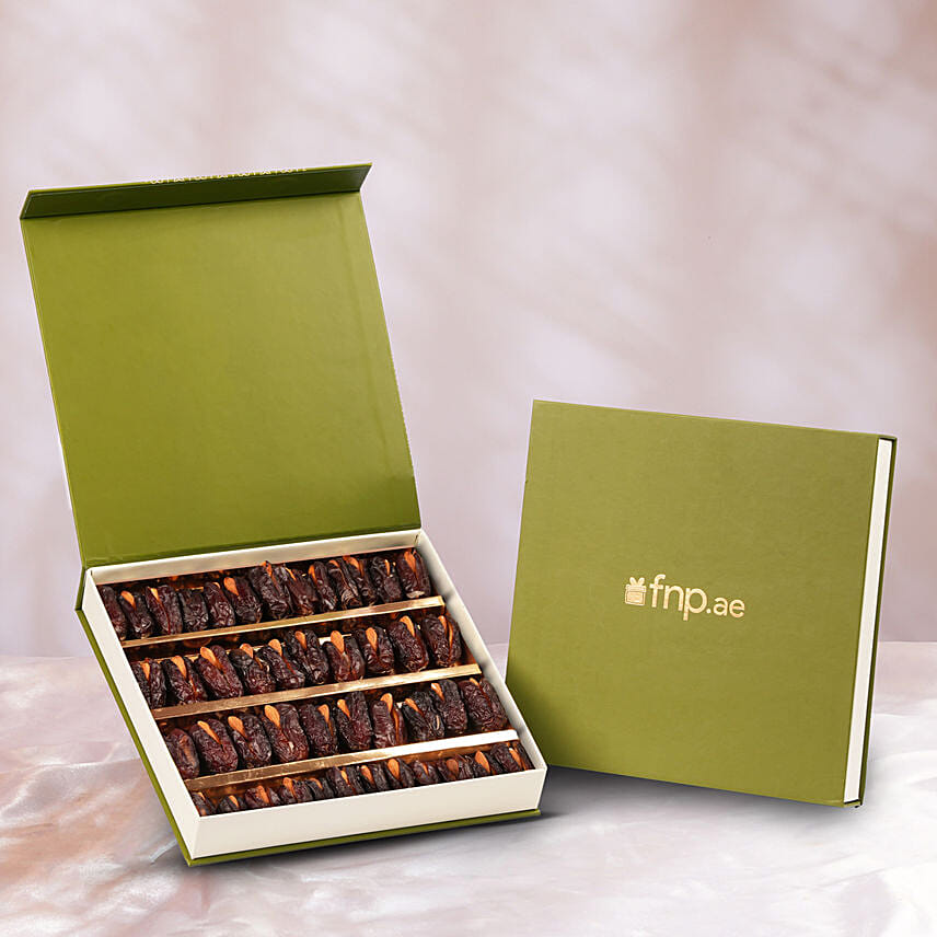 Almond Stuffed Dates Box Big: Fresh and Premium Dates Box