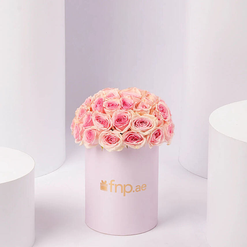 Luxury Blush Roses: Flower Boxes