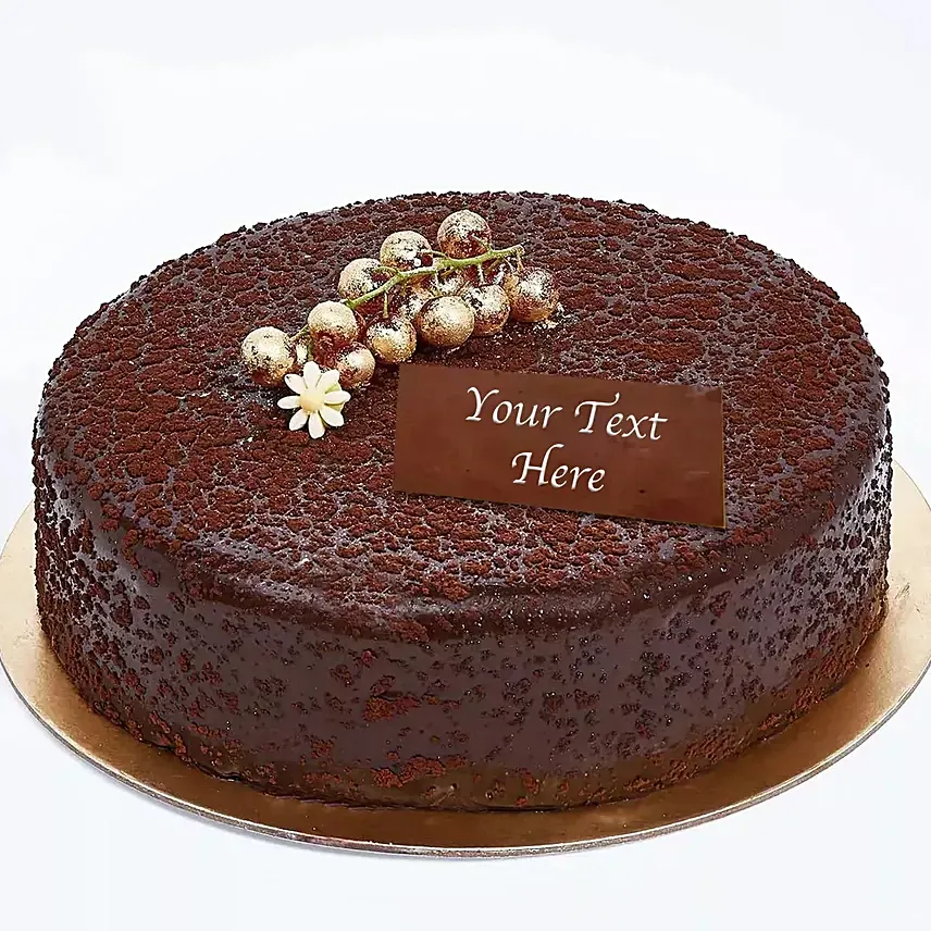 Guilt Free Dark Chocolate Cake: Diwali Cakes