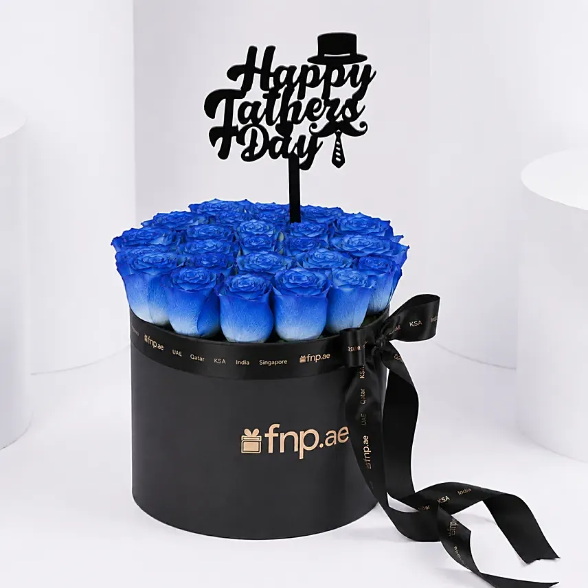 Fathers Day Signature Blue Roses: Father's Day Gifts 