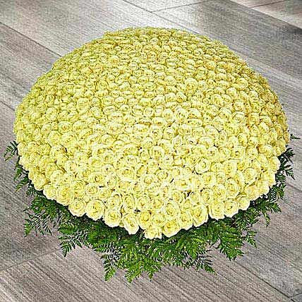 500 White Roses Arrangement: White Rose Bouquets