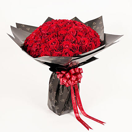 111 Red Roses Grand Bouquet: Red Rose Bouquets