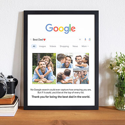 Amazing Father Photo Frame: Personalised Gifts for Father