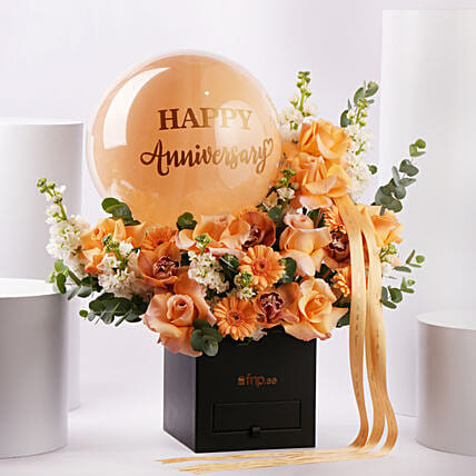 Anniversary Elegant Flower Box: 