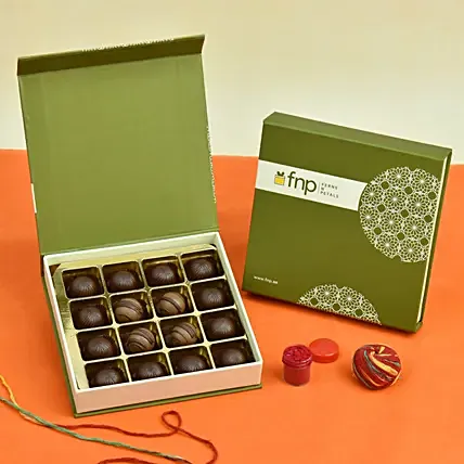 Bhaidooj Chocolate Truffles Box: Dark Chocolates