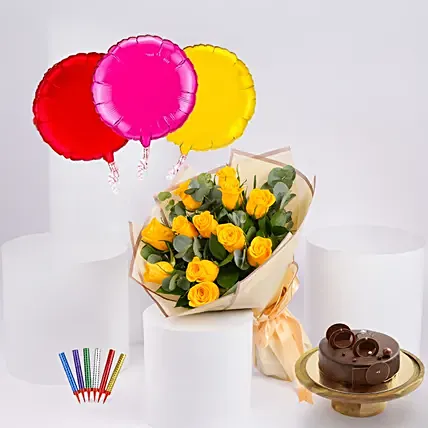 Birthday Surprise Collection 2: Yellow Flower Bouquets