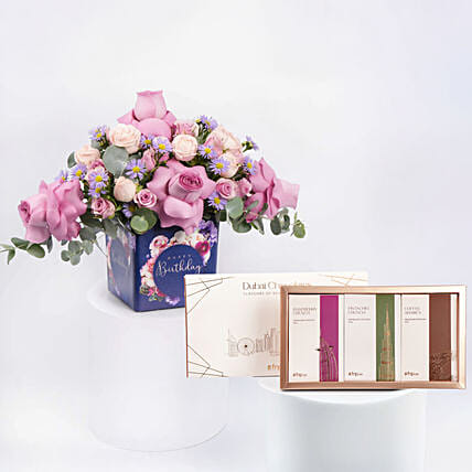 Birthday Surprise With Dubai Chocolates: gourmet-gifts