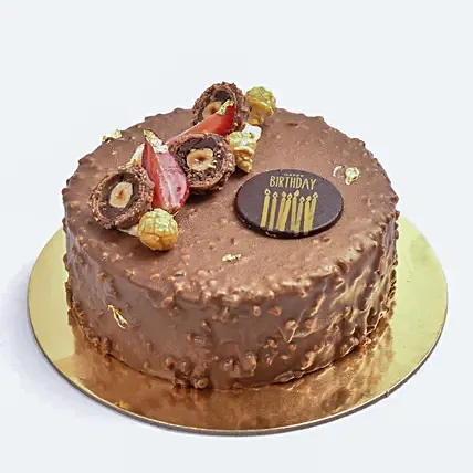 Birthday Yummy Rocher Cake: Birthday Cakes