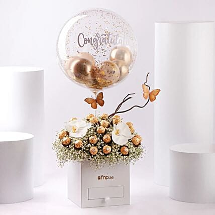 Congratulations Butterflies Success Arranegement: Congratulations Gifts