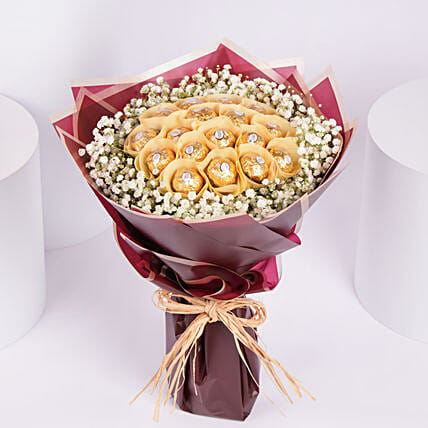 Designer Rochers Bouquet: Ferrero Rocher Chocolates