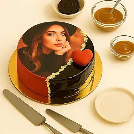 Dream Choco Photo Cake: Congratulations Cakes 