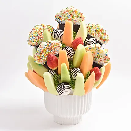 Fruit Fantasy Arrangement: Fresh Fruit Basket 