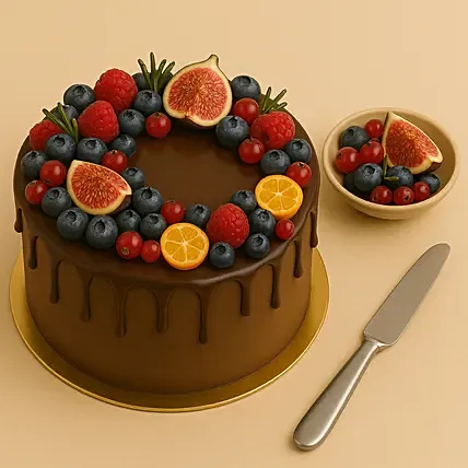 Fruity Choco Cake: Birthday Cake in Ajman