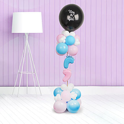Gender Reveal Party Balloon Set: Helium Balloons Delivery