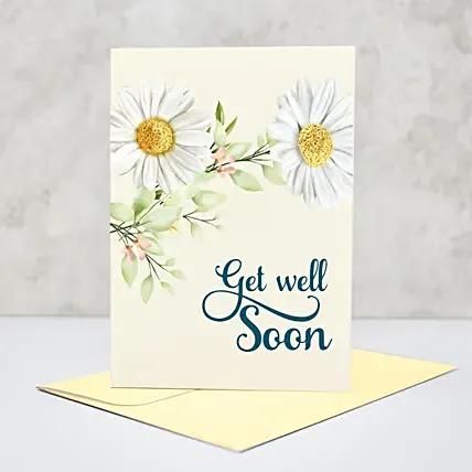 Get Well Soon Greeting Card: Greeting Cards 