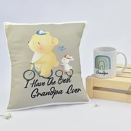 Grandpa Cushion and Mug Combo: 
