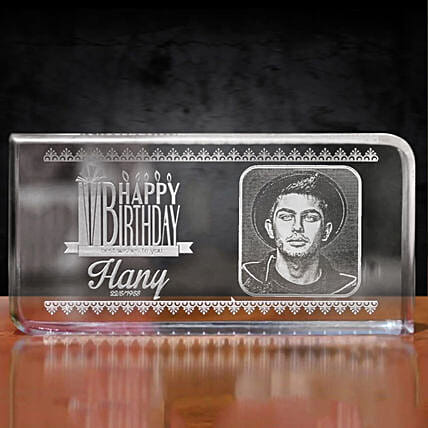 Happy Birthday Personalised Plaque: Birthday Gifts for Him