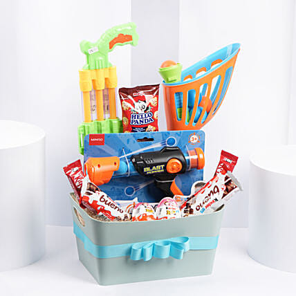 Hello Fun and Treats Basket For kids: Toys for Kids 