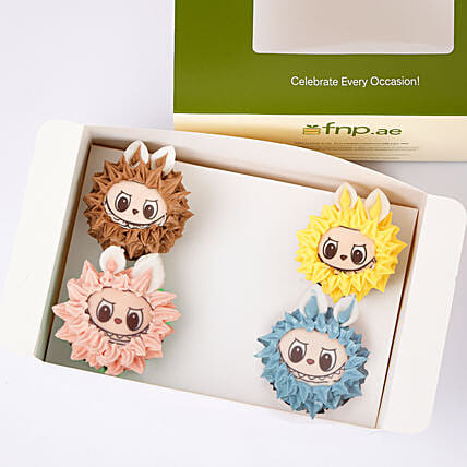 Labubu Colorful Cupcakes: Order Delicious Cupcakes in Dubai