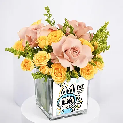 Labubu Garden Glow: One Hour Delivery Flowers