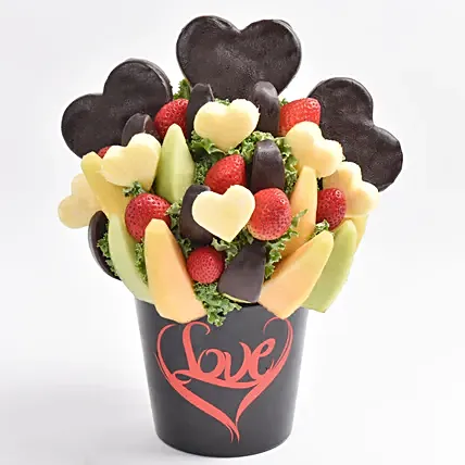 Love Fruit Arrangement: Fruits Arrangement