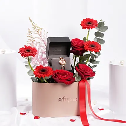 Titan Raga Watch Love Symphony And Flowers For Her: 