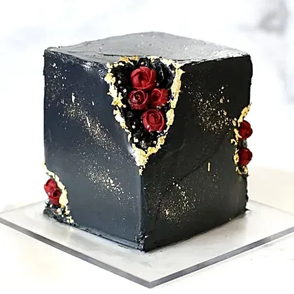 Marble Effect Chocolate Cake 2kg: Wedding Cakes