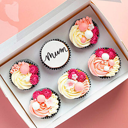 Mothers Day Red Velvet Cupcake: Cupcake Delivery