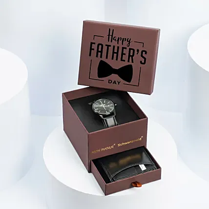 Premium Watch And Wallet Box For Dad: Men's Watches