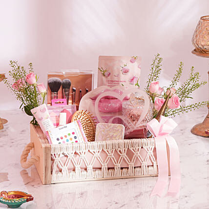 Personal Care Accessories Hamper For Her: Karwa Chauth Gift for Wife