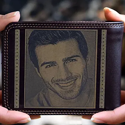 Personalised Mens Wallet With Photo: Birthday Gifts for Him