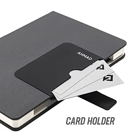 Personalised Wireless Chargepad Notebook: Birthday Personalised Gifts