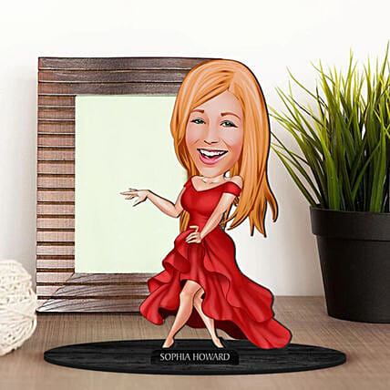 Personalized Caricature for Women Dancer: Personalised Gifts for Her