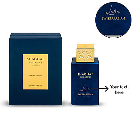 Shaghaf Oud Azraq 75Ml Edp By Swiss Arabian Personalised: Father's Day Branded Gifts