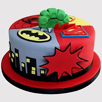 Superheroes Avengers Cake: Birthday Designer Cakes