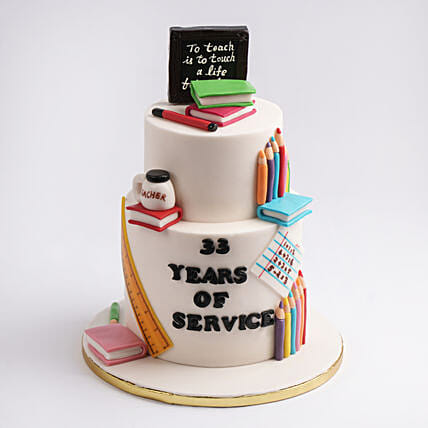 Teachers Tribute Cake: Back to School Gifts