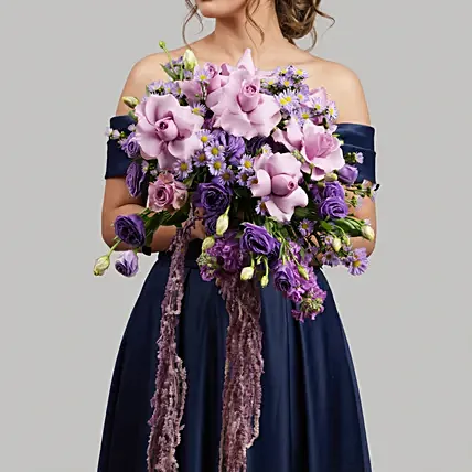 Lavender Dream Bouquet: Wedding Anniversary Flowers