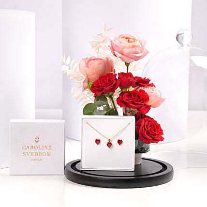 Caroline Svedbom Valentina Heart Swarovski Crystals: 