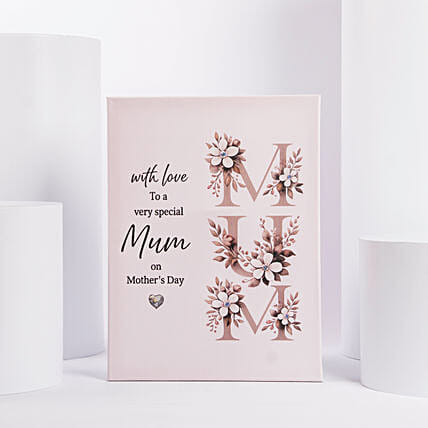 Mothers Day Mum Canvas Wall Art: Personalised Mothers Day Gifts