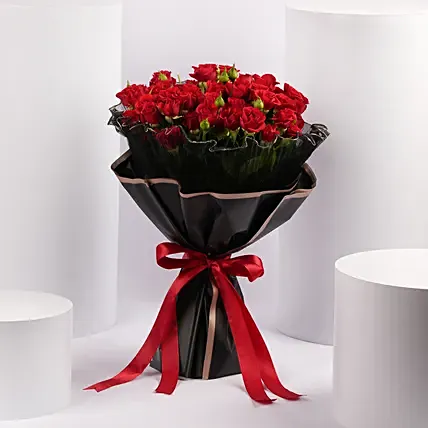 Enchanted Red Roses Led Light Bouquet: Red Rose Bouquets