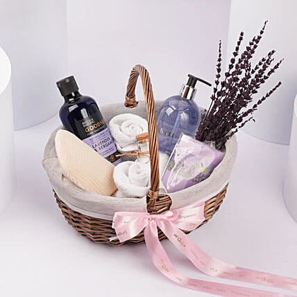 Lavender Spa Mothers Day Gift Basket: Mothers Day Hampers