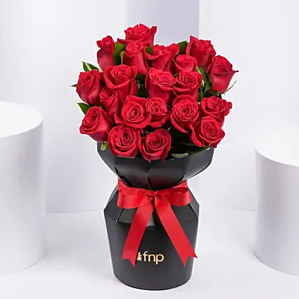 Red Velvet Whispers Of Roses: Gifts Delivery Abu Dhabi