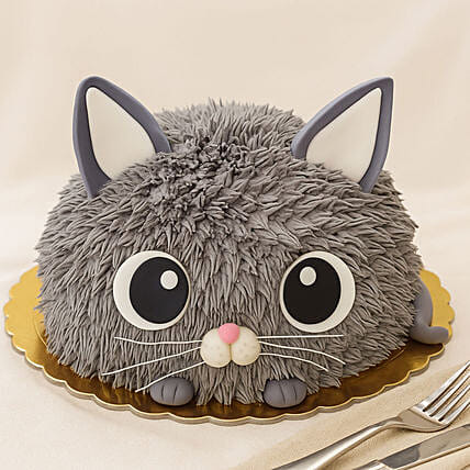 كيكة ريد فيلفيت على شكل قطة كيوت: Animal Theme-cakes