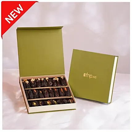 Assorted Stuffed Dates Box: Meet N-greet-gifts