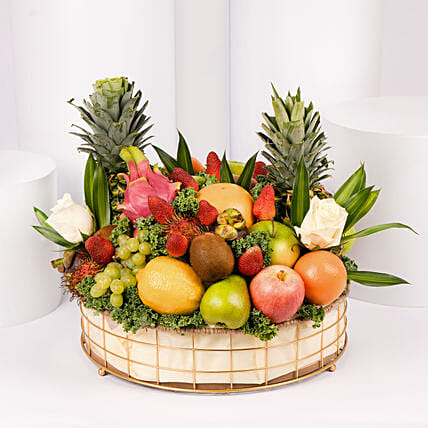 Exotic Fruits Basket Small: Food Gifts 